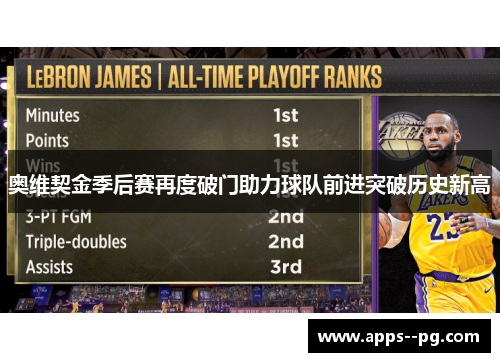 奥维契金季后赛再度破门助力球队前进突破历史新高